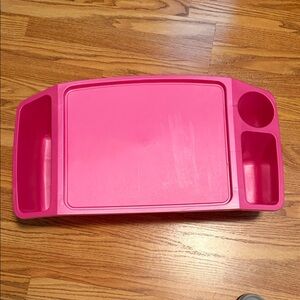 Pink Lap Desk with Storage Compartments